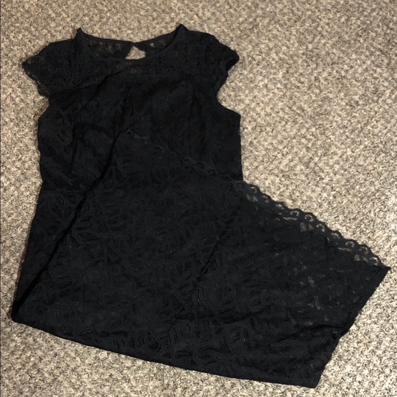Kensie Black Lace Midi Dress - Picture 1 of 6